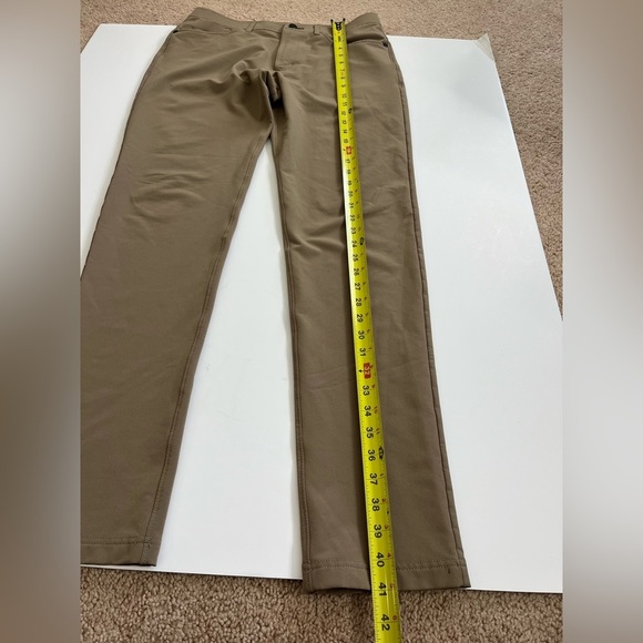 Public Rec Brown Straight Leg Pants Size 30 / 34 - Picture 9 of 12